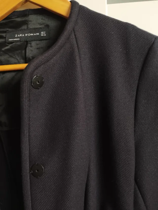 Abrigo lana Zara