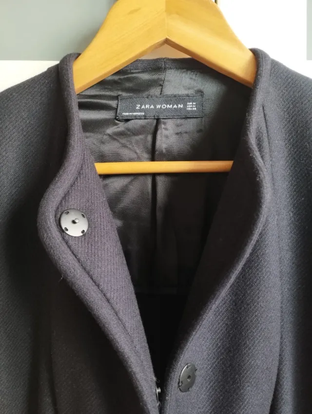 Abrigo lana Zara