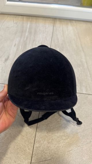 Casco de hípica negro