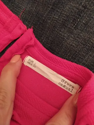 Vestido Sfera Rosa Talla L.