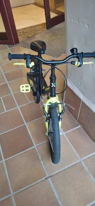 Bicicleta Infantil Btwin Dark Hero 500 Negra