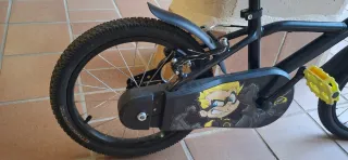 Bicicleta Infantil Btwin Dark Hero 500 Negra
