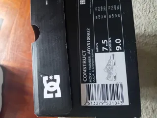 Zapatillas DC Construct Blancas y Negras