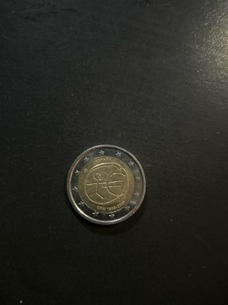 Moneda 2 euros conmemorativa España 1999-2009