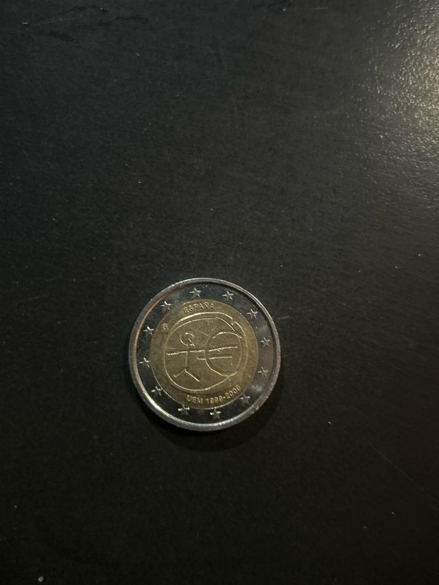 Moneda 2 euros conmemorativa España 1999-2009