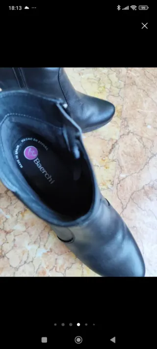 Botines Baerchi Negros Talla 38
