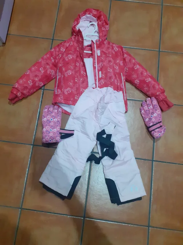 Traje de nieve infantil rosa
