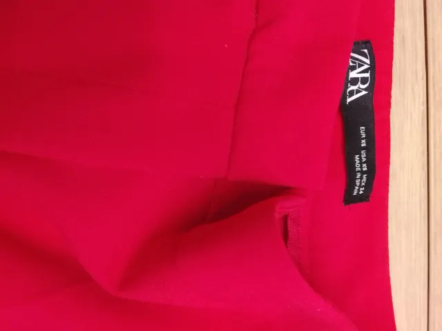 Pantalón de vestir rojo