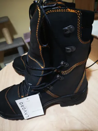 Botas Anti Corte de seguridad Lavoro, talla 41