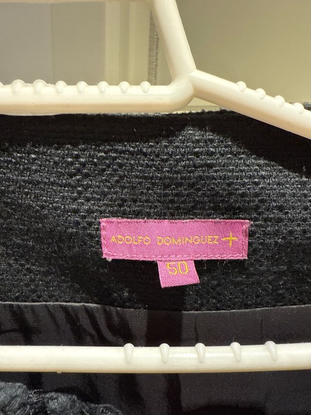 Chaqueta Adolfo Domínguez Negra y Dorada