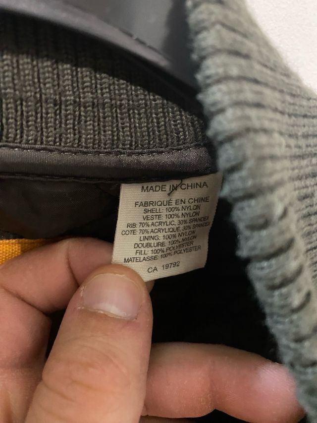 Giacca Timberland trapuntata verde taglia S