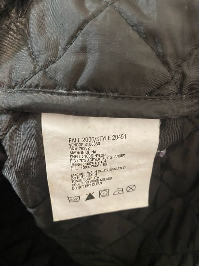 Giacca Timberland trapuntata verde taglia S