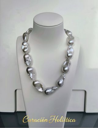 Collar exclusivo de perlas barrocas naturales –