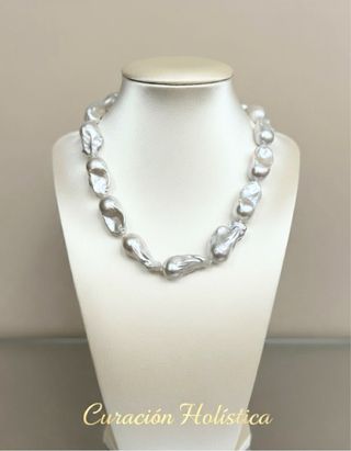 Collar exclusivo de perlas barrocas naturales –