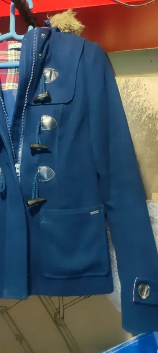 Chaqueta Stradivarius Azul Talla S