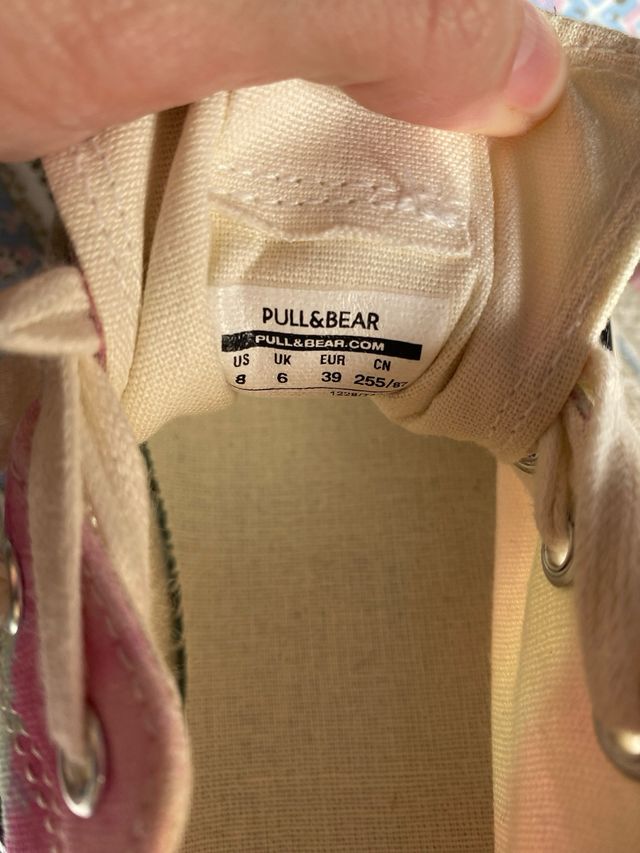 Zapatillas plataforma tie dye