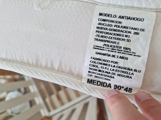 Minicuna 90x50 con colchón