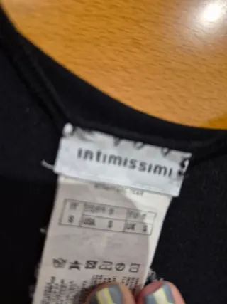 Vestido negro manga larga