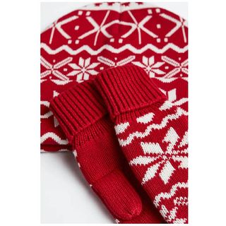 Conjunto Gorro y Manoplas Jacquard Niños