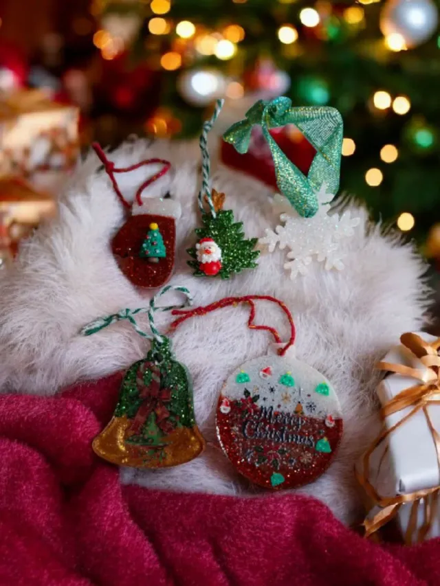 5 adornos navideños para árbol