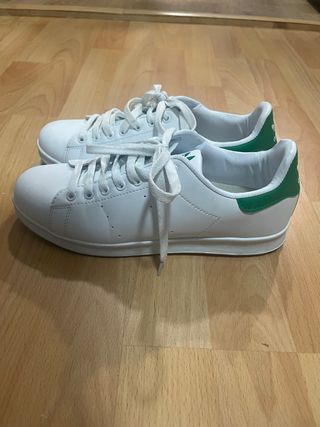Zapatillas Adidas Blancas y Verdes