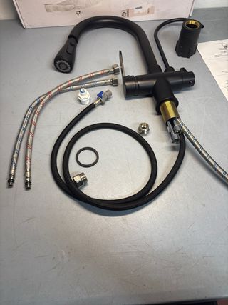 Grifo de Cocina Negro