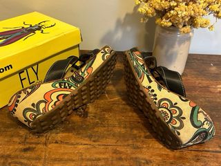 Sandalias Fly London Mujer Talla 40 Negras