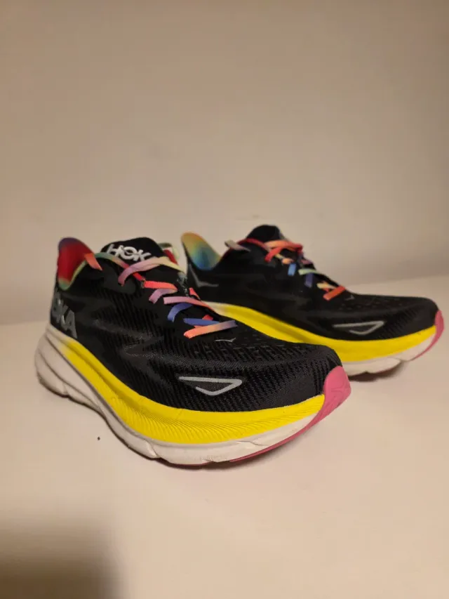 Scarpe Hoka Clifton 9 nere multicolor