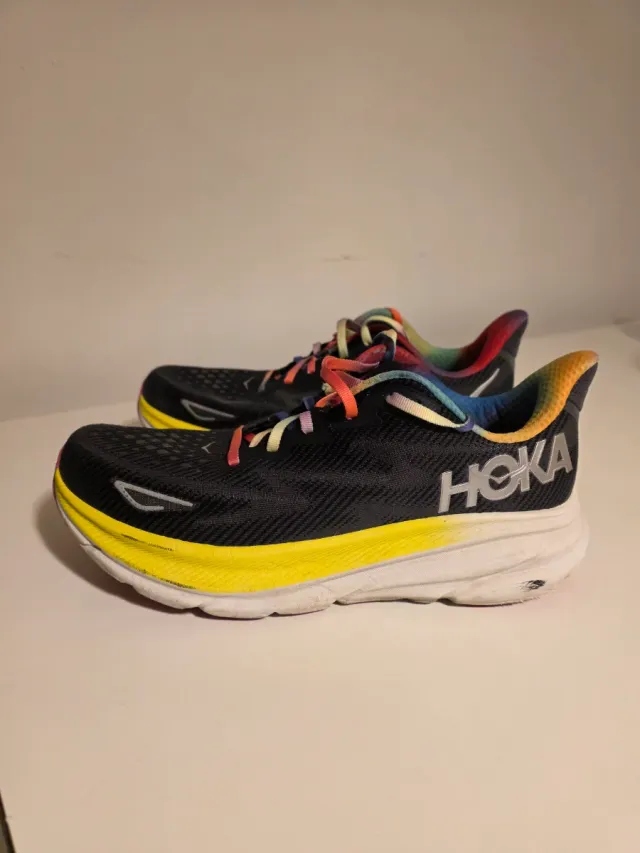 Scarpe Hoka Clifton 9 nere multicolor
