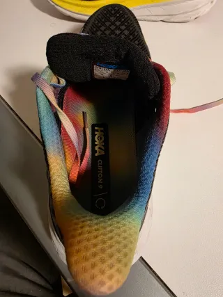 Scarpe Hoka Clifton 9 nere multicolor