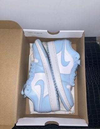 Nike Air Jordan 1 Low Blanco/Azul Hielo