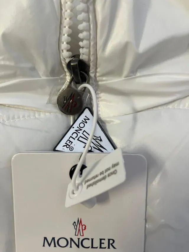 Moncler Gilet Bianco Taglia M