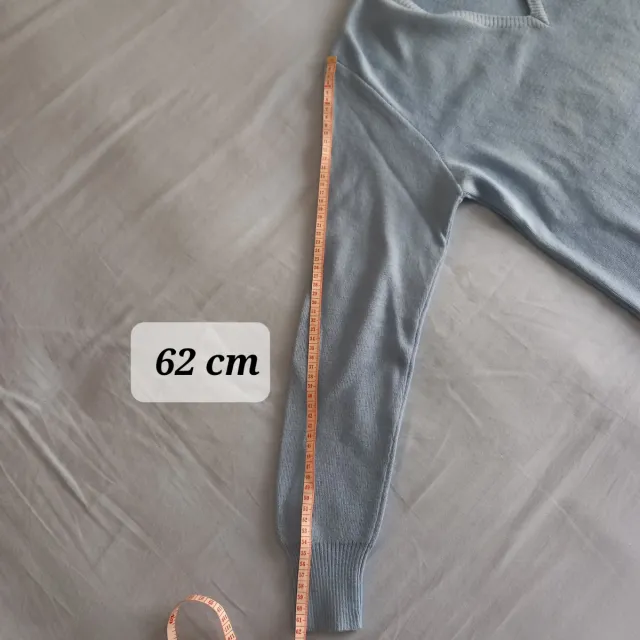 Maglia uomo BON JEANS V-neck celeste