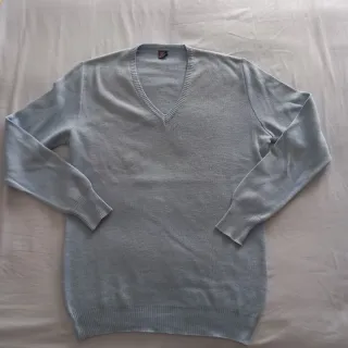 Maglia uomo BON JEANS V-neck celeste