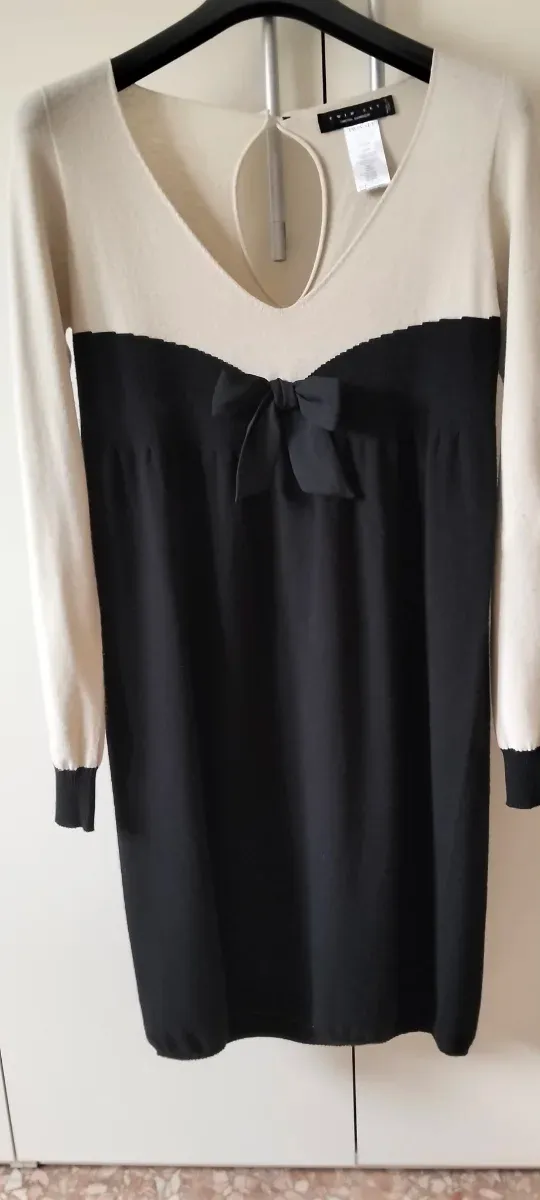 Abito Twin Set Beige/Nero Taglia M