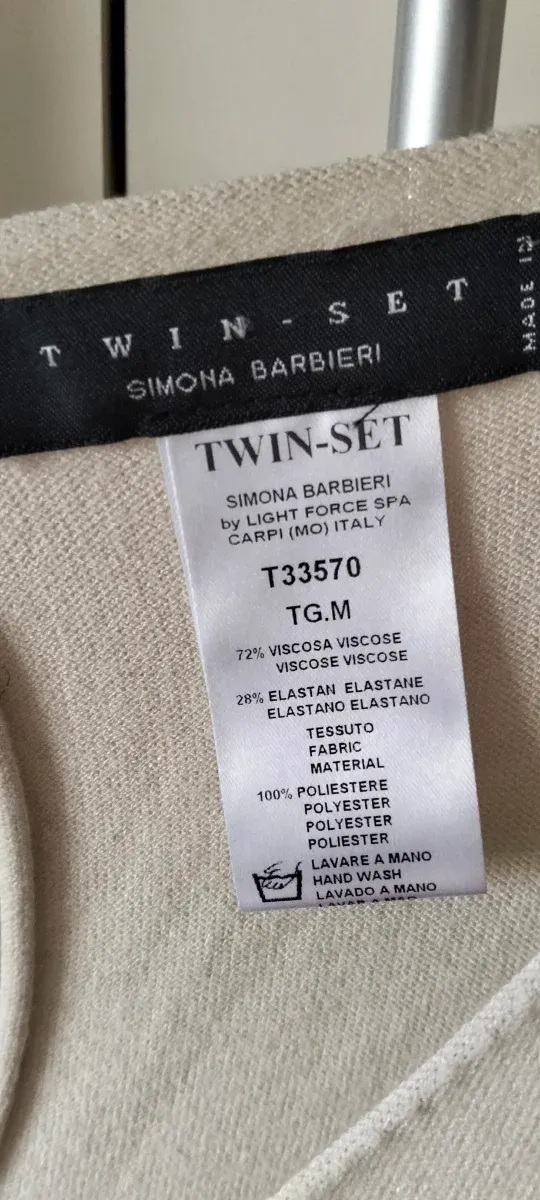 Abito Twin Set Beige/Nero Taglia M