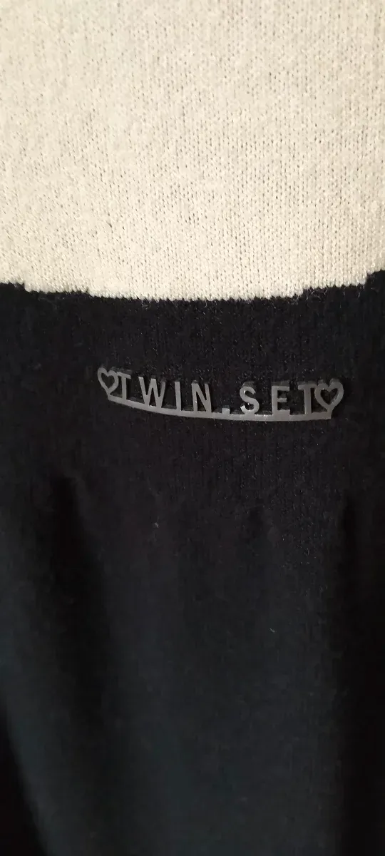 Abito Twin Set Beige/Nero Taglia M
