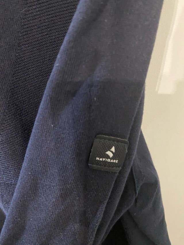 Maglione Navigare Uomo Blu Cotone Taglia XL