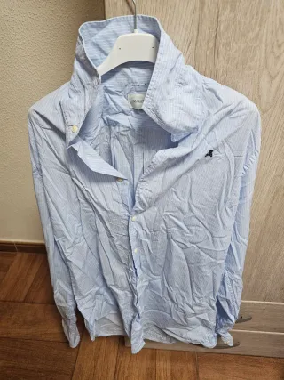 Camisa Scalpers Rayas Azul y Blanco