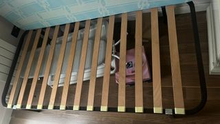 Somier cama 90, colchón y relleno nórdico.