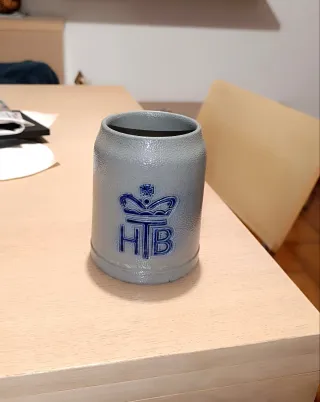 Boccale birra tedesco HB grigio Hofbräuhaus Münche