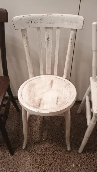 Conjunto 4 Sillas Madera