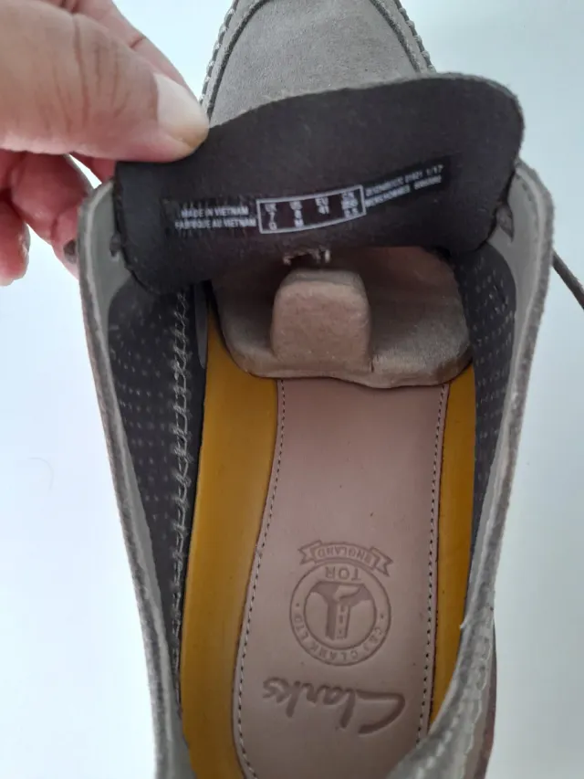 Zapatos Clarks Hombre Talla 41 .5 marron