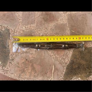 Pulsera ancla cuero trenzado