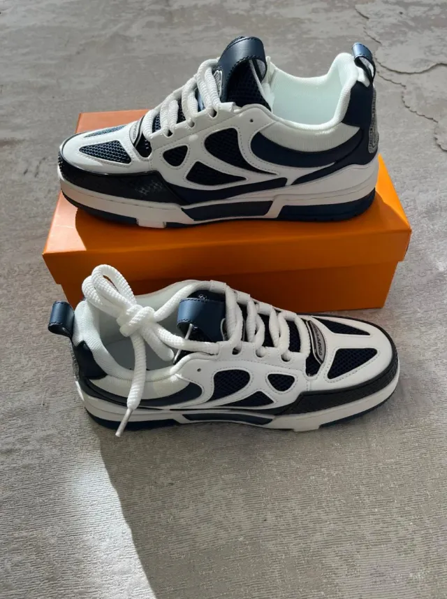 Scarpe Louis Vuitton LV Skate Blu/Bianche