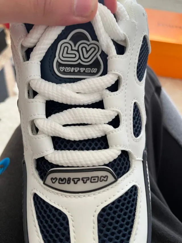 Scarpe Louis Vuitton LV Skate Blu/Bianche