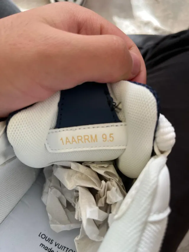 Scarpe Louis Vuitton LV Skate Blu/Bianche