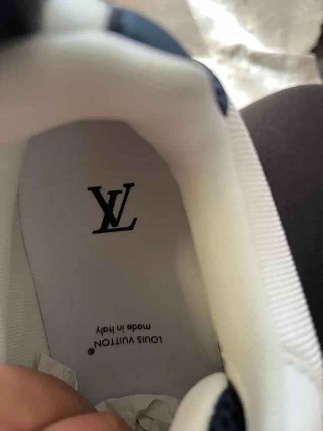 Scarpe Louis Vuitton LV Skate Blu/Bianche