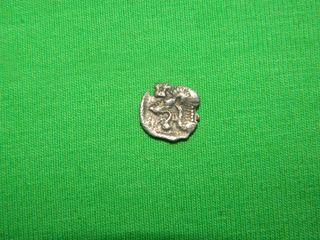 Obol Griego de plata Mysia Kyzikos atun y jabali