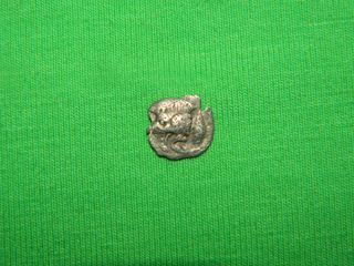 Obol Griego de plata Mysia Kyzikos atun y jabali